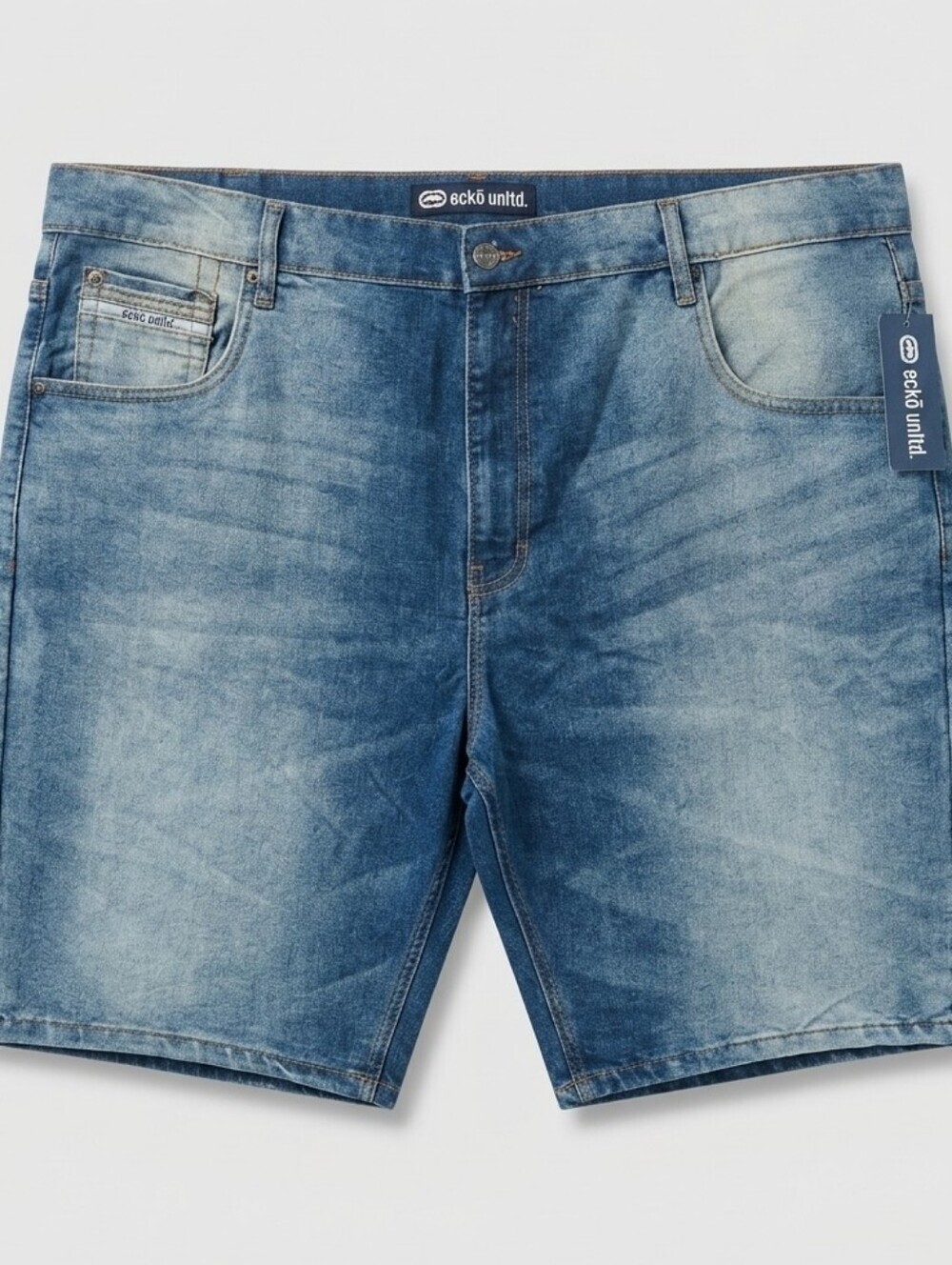 113. Eckō Unltd. Men's Blue Denim Jean Shorts Size 46